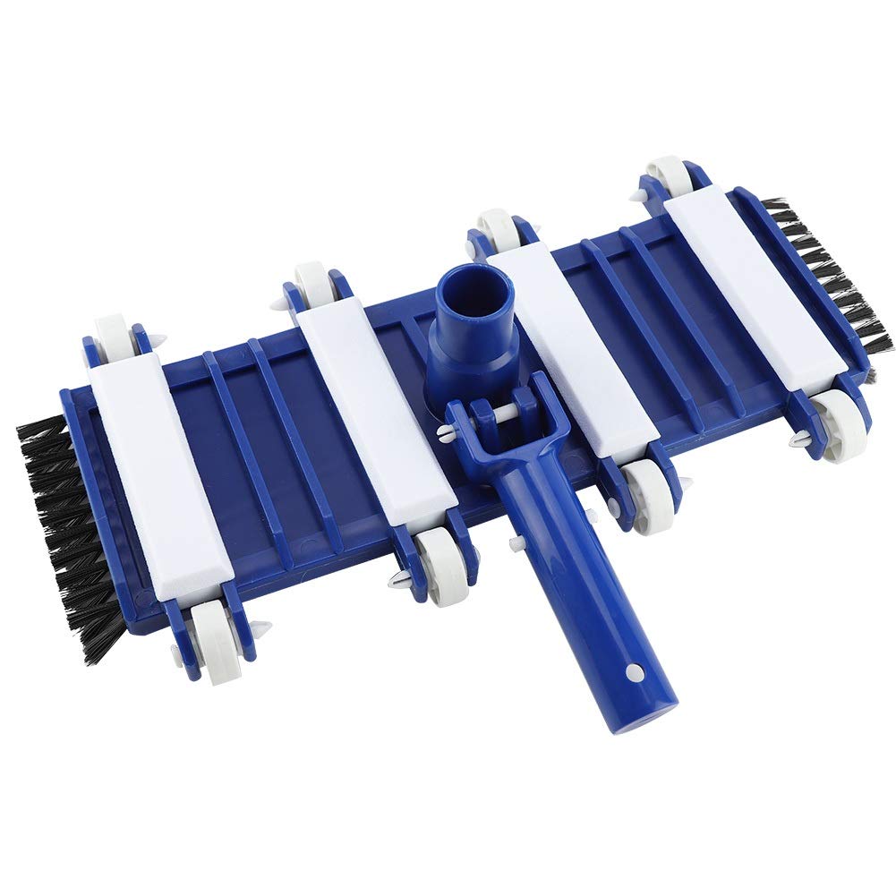 MAGT Flexible Pool Brush|Swimming Pool Vacuum Brush, Heavy-Duty Pool Vacuum Head,Fish Pond Pool Cleaning Brushes(14.96 * 7.48 * 3.93in)