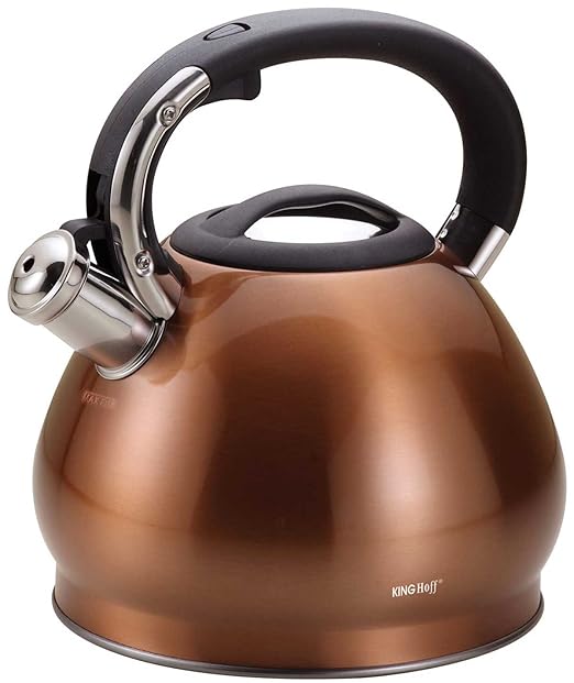 Whistling Kettle 3.4 L Stainless Steel copper induction / STOVE TOP