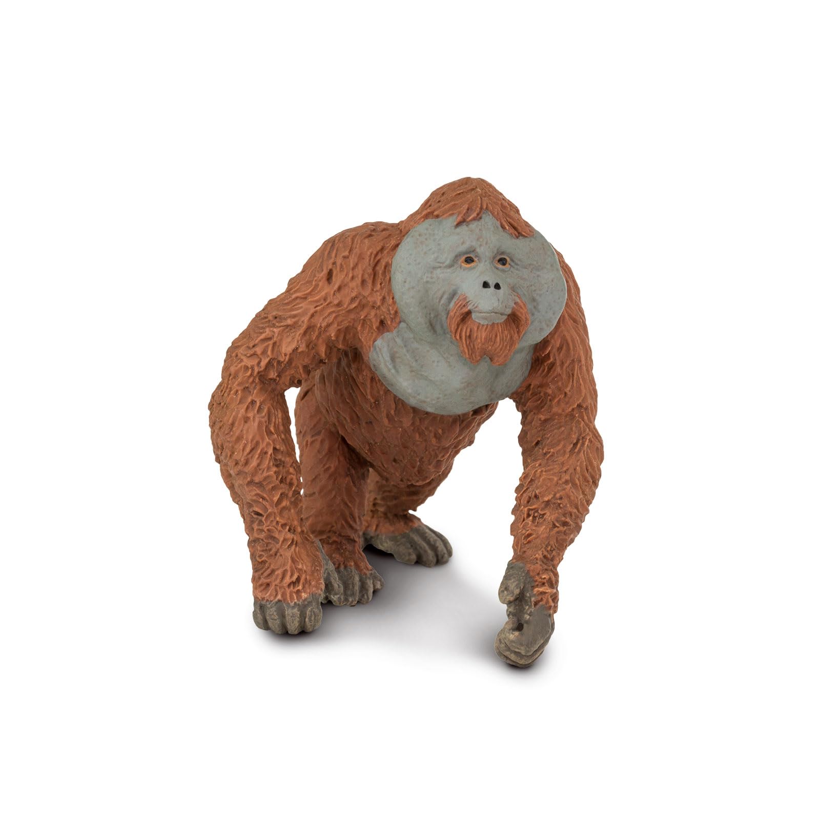 Safari Ltd. Male Orangutan Figurine - Lifelike 4.25" Hand-Painted Wildlife Figure - Educational Toy for Boys, Girls & Kids Ages 3+