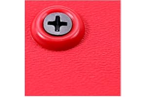 HOLSTEX Colored Nylon Finishing Washers - (Color Collection) - (50 Pack) - (0.530 Inch Diameter) Round Top - for KYDEX Holsters, Auto Trim, Art Projects, Home Improvement