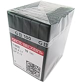 GROZ-BECKERT Needle in CKPSMS Clear Plastic Box- 100 Groz-Beckert 135X17 DPX17 SY3355 for Industrial Walking Foot Machine Needles (Needle Size:DPX17 24/180)