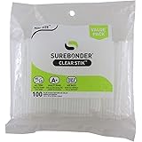 Surebonder DT-100 Made in the USA All Purpose Stik-Mini Glue Sticks-All Temperature-5/16"D, 4"L Hot Melt Glue Sticks-100/ Pac