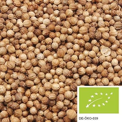 500g Bio Koriander Samen ohne Zusätze - aromatische Koriandersaat aus kontrolliert ökologischer Landwirtschaft
