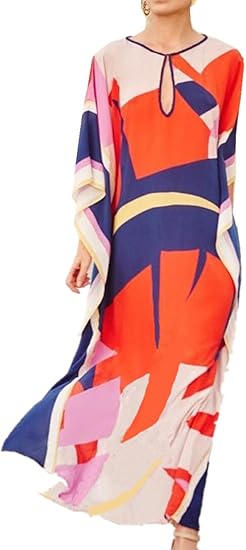 Amazon L Peach レディース おしゃれ レディースオーバー 海外 Vネック エレガントデザイン ロングワンピース 普段着 ドレスアップ ゆったり 肌触りの良い 羽織 日焼け止め 水着カバー 体型カバー オーバーウェア 通販