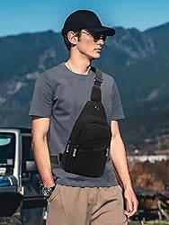 EVANCARY Small Sling Bag for Women Men, Sling