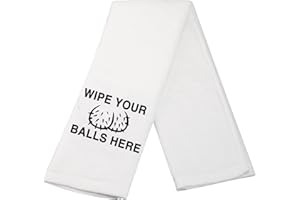 Wipe Your Balls Here Towel Wedding Gift Bachelor Gift Bachelorette Gift After Sex Towel Adult Humor (Wipe Your Balls T)
