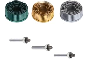 Multi Color Abrasive Rotary Brush Drill Bit 2 Inch for Professional Welding Slags Removal and Materials Smoothing Practical D