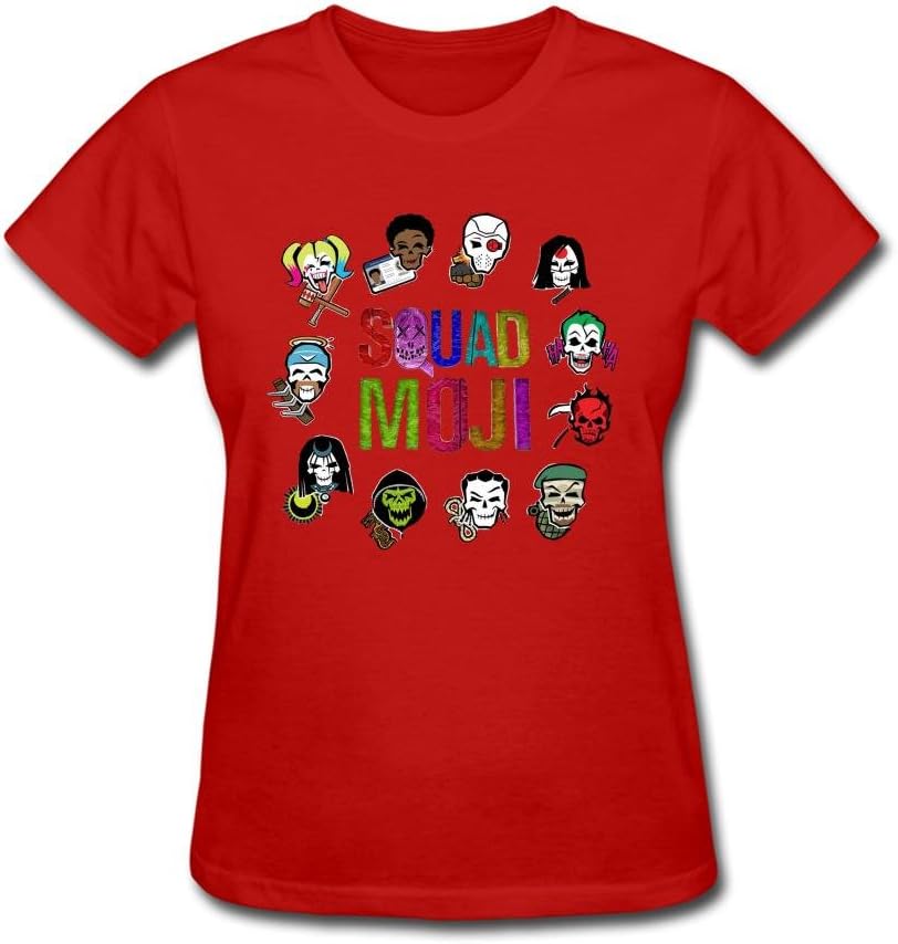 XingL Women's Suicide Squad MojiFun Art Design Short Sleeve T Shirt
