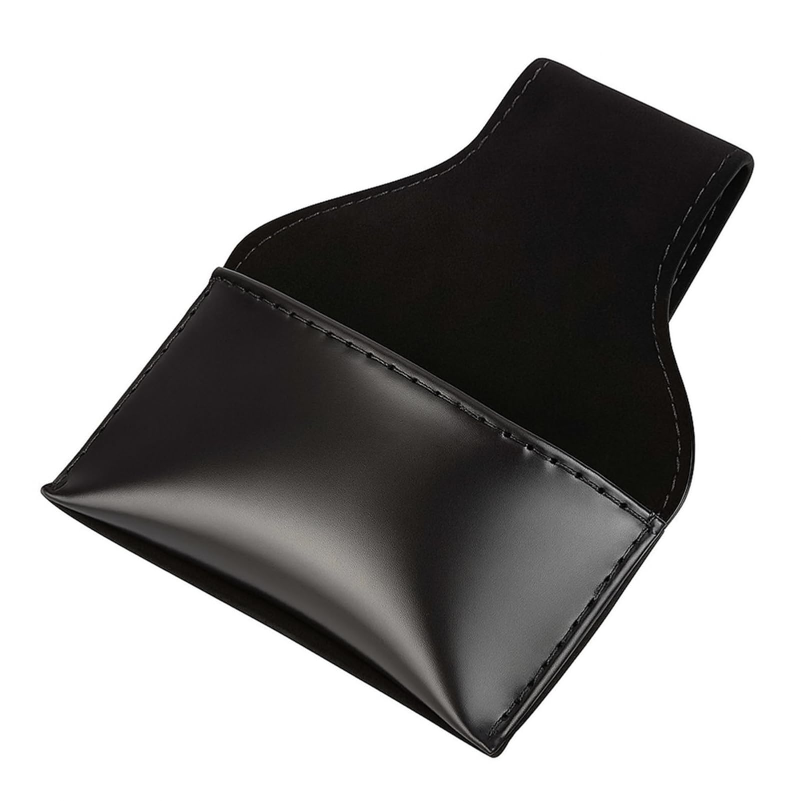 Vbestlife Portable Billiard Chalk Holder, PU Snooker Billiards Chalk Pouch Bag Accessory Black
