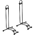 BikeHand Bike Floor Stand Parking Rack Stand - for 24"-29" Mountain MTB & Road Bikes Bicycles Indoor Outdoor Garage Storage - Classic for 2 Bikes