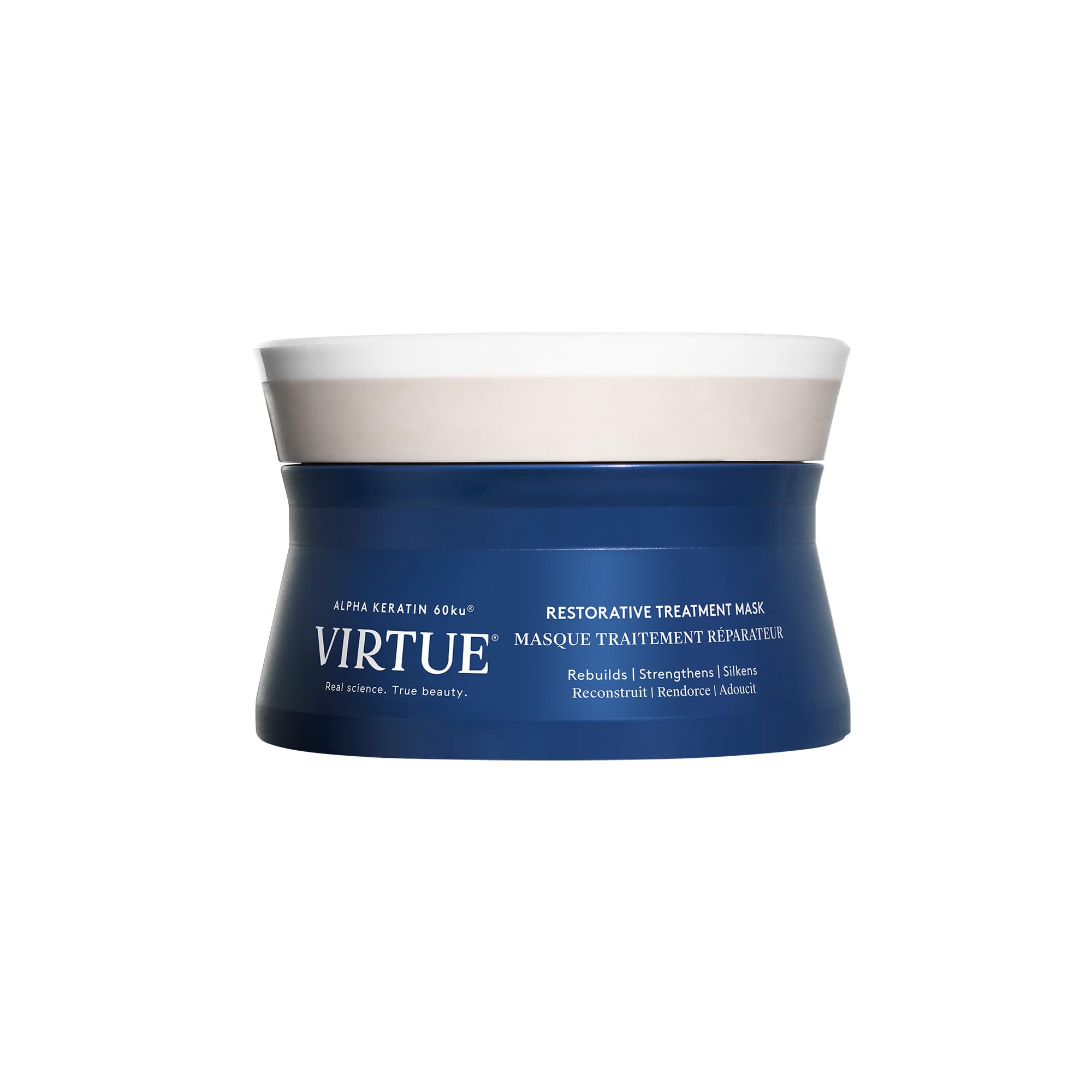 VIRTUE Restorative Treatment Hair Mask, 5 Fl OZ | Repairs Damaged Hair In 3 Minutes | Vegan, Sulfate-Free, Paraben-Free