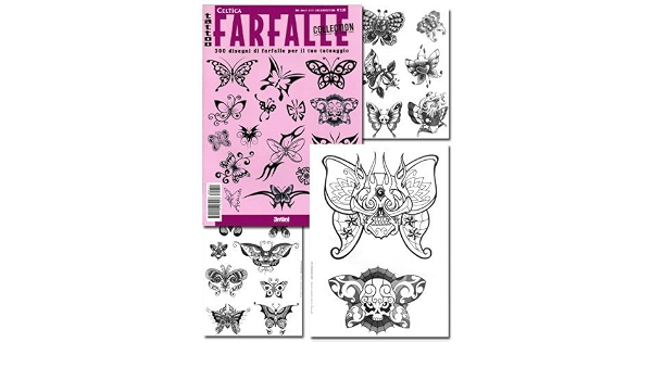 Tattoo Book Of Farfalle Various Butterfly Illustrations / Tattoo Flash Book Books / Tattoo Flash Art (845484006663)
