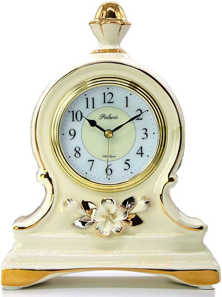 Mantel Clock Table Mantle Desk Clocks Home Decorative Ceramics Antique