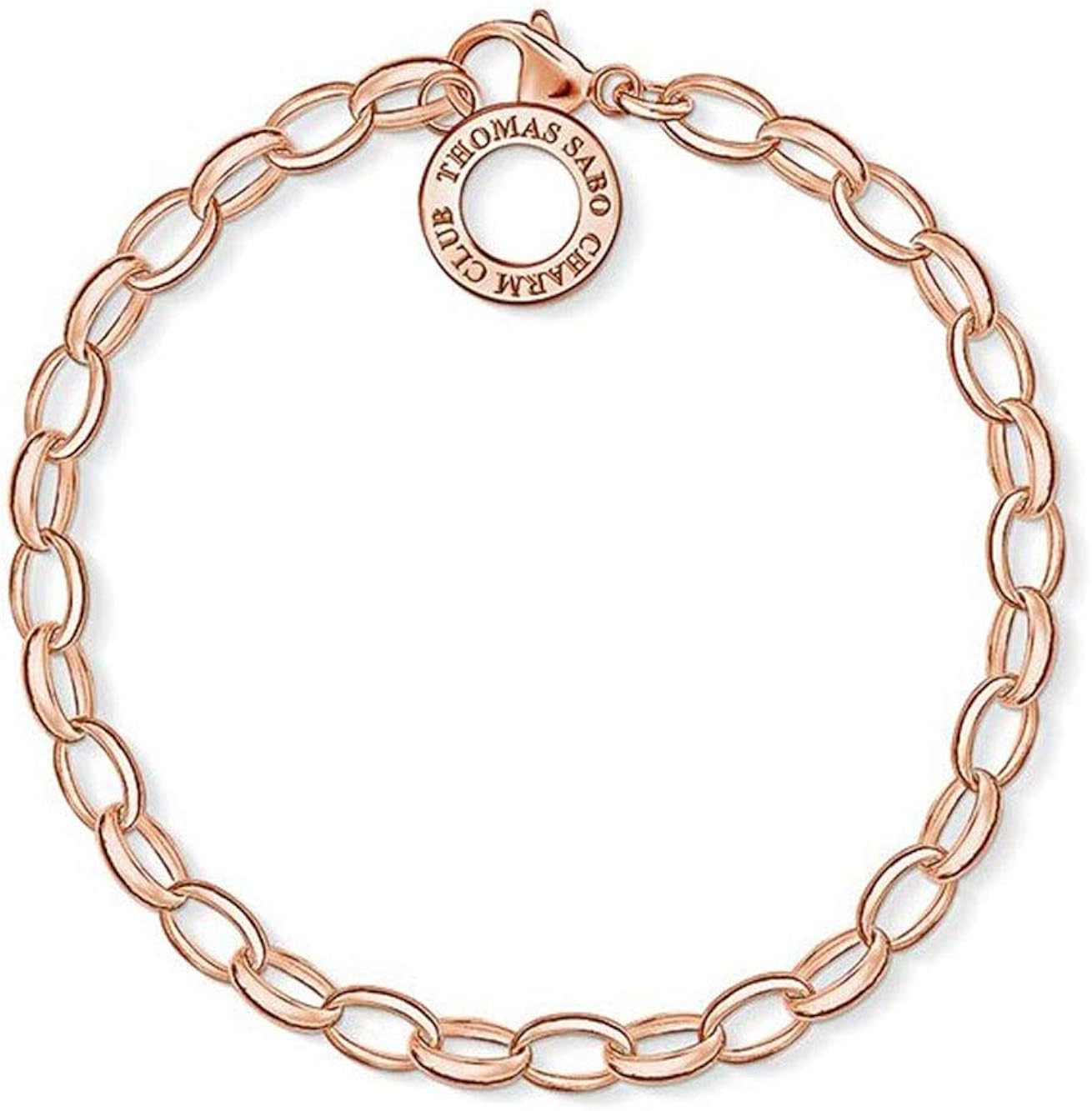 Thomas Sabo DamenArmband Charm Club Silber vergoldet 16 cm X0031415