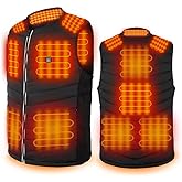 Hoson Heated Vest,9 Heating Zones Heated Jacket for Men and Women, Winter Heating Vest Hunting