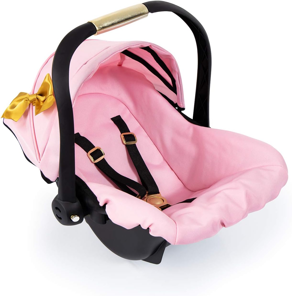 Bayer Design 67990AA Doll car seat, with sun canopy, adjustable handle, harness, for dolls up to 46 cm - Image 3