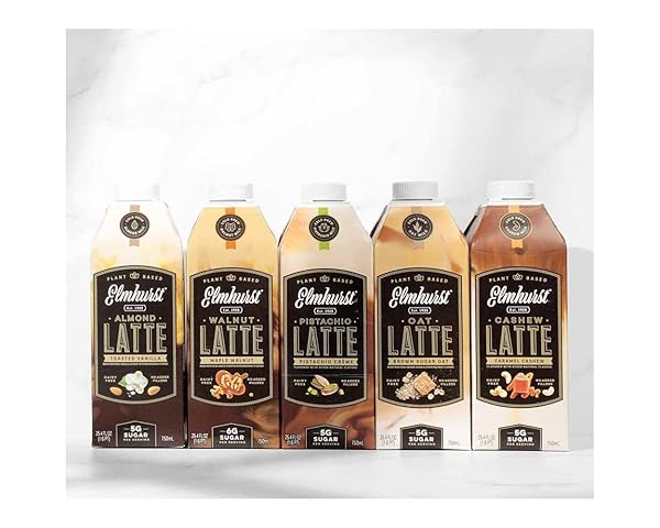 ELMHURST PISTACHIO CREME LATTE, 750 ML