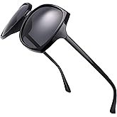 The Fresh Women's Oversized Square Jackie O Cat Eye Hybrid Butterfly Fashion Sunglasses - Exquisite Packaging