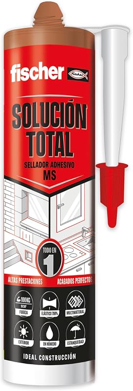 - Total Brown Solution 290ml | Alta Elasticidade e Aderência | Uso Interior e Exterior | Pintável e Resistente aos Raios UV | Para Construção, Automóvel e Telhados
