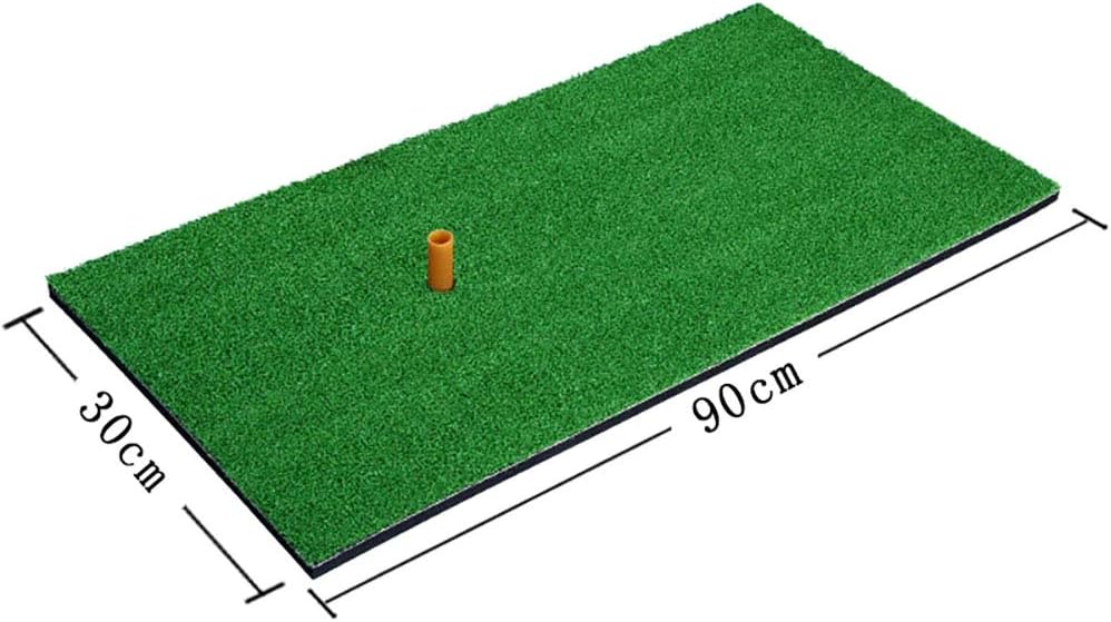 Breeezie Golf Mat Golf Training Aids Hitting Pad Practice Grass Mat For Outdoor Indoor
