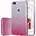 MILPROX Glitter Case Compatible for iPhone 8 Plus/7 Plus, Shiny Sparkle Bling, 3 Layer Hybrid Protective Soft Phone Case Compatible for iPhone 7 Plus/8 Plus