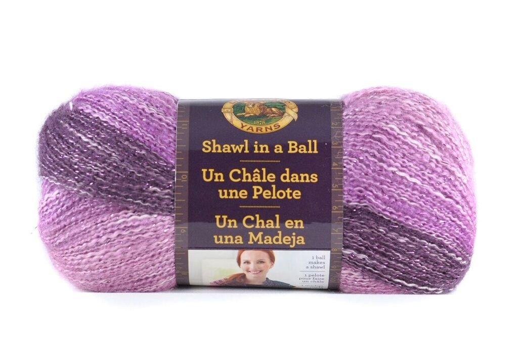 Lion Brand Yarn 828304 Shawl in a Ball Yarn, Lotus Blossom Amazon.co