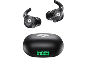 Wireless Earbuds Bluetooth Headphones with Wireless Charging Case 32H Playback LED Display in Ear Earphones Waterproof Ear bu