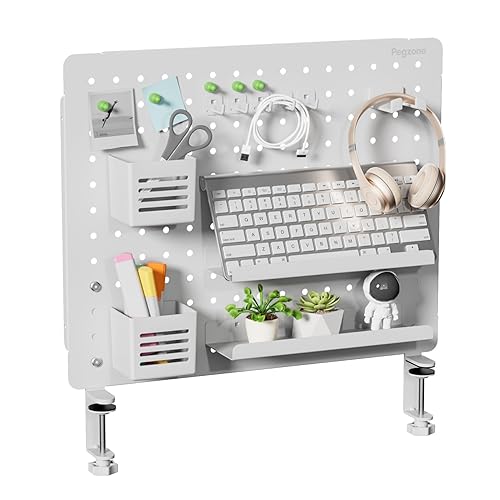 Bureau Extender Pegboard Werkstation - Klem op Bureau Organizer Plank