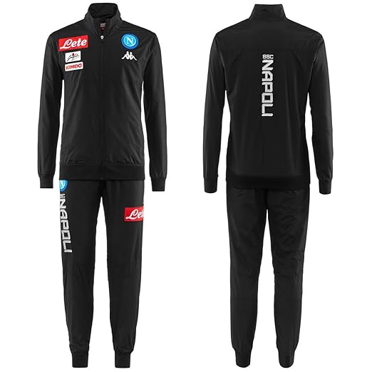 Kappa - Trainingsanzug ASTERIN 2 KARBON NAPOLI für mann - 924 - Black-Grey Fantasy - M