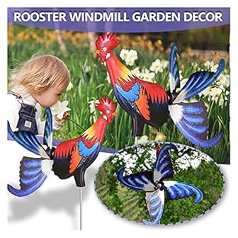 Depruies Campanas de Viento para el Exterior Molinillo de Jardín de