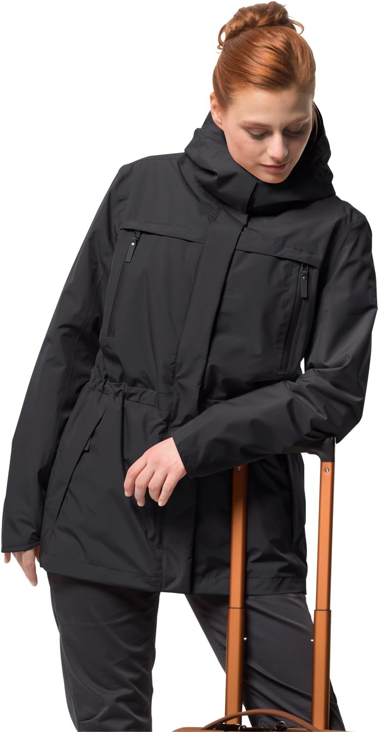 Jack Wolfskin Fairway Women's Winter Jacket Waterproof Windproof Breathable Weatherproof Jacket, Womens