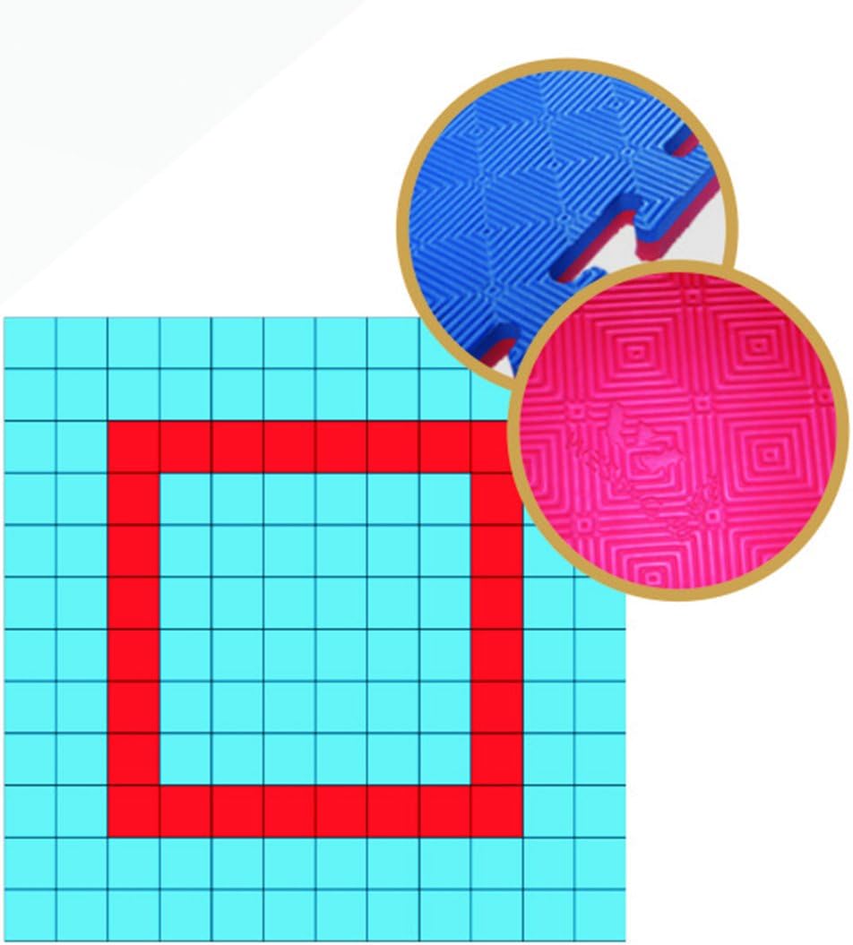 wesing Martial Arts Fitness Mat Karate Taekwondo mat with Interlocking Foam Tiles for Gym Flooring. Excellent for Pilates, YOG eva mat Thick 1.179'' 1.965''