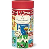 Cavallini 1000 Piece Puzzle, Vintage Travel (PZL/TRV)