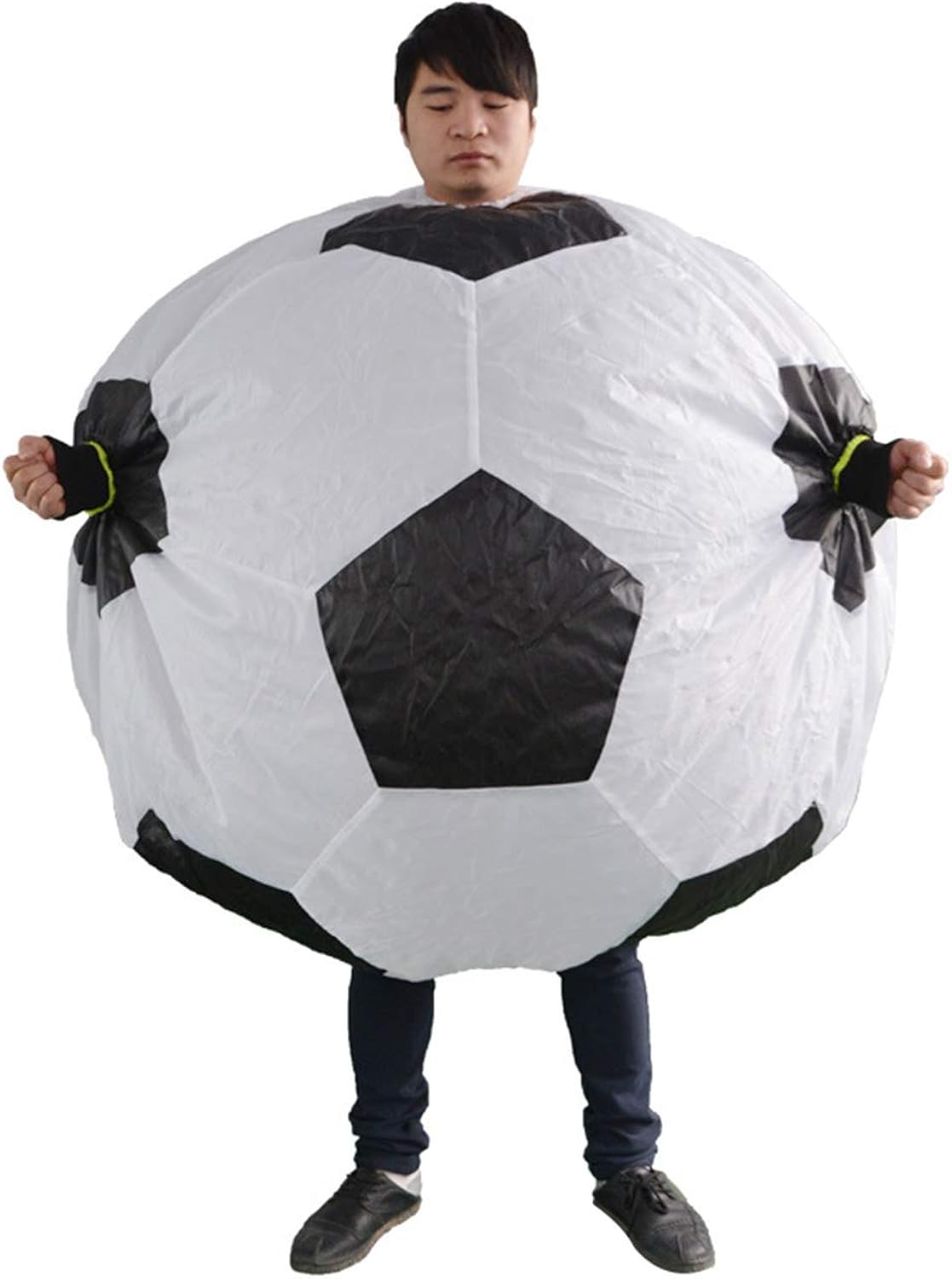 Adult Mens Inflatable Football Costume Novelty Funny Sports Football