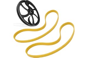 Noise Reduction Band Saw Tires, 2 Pack Antislip Rubber Rings for 9 Inch Band Saw Wheels for Metal and Wood Cutting
