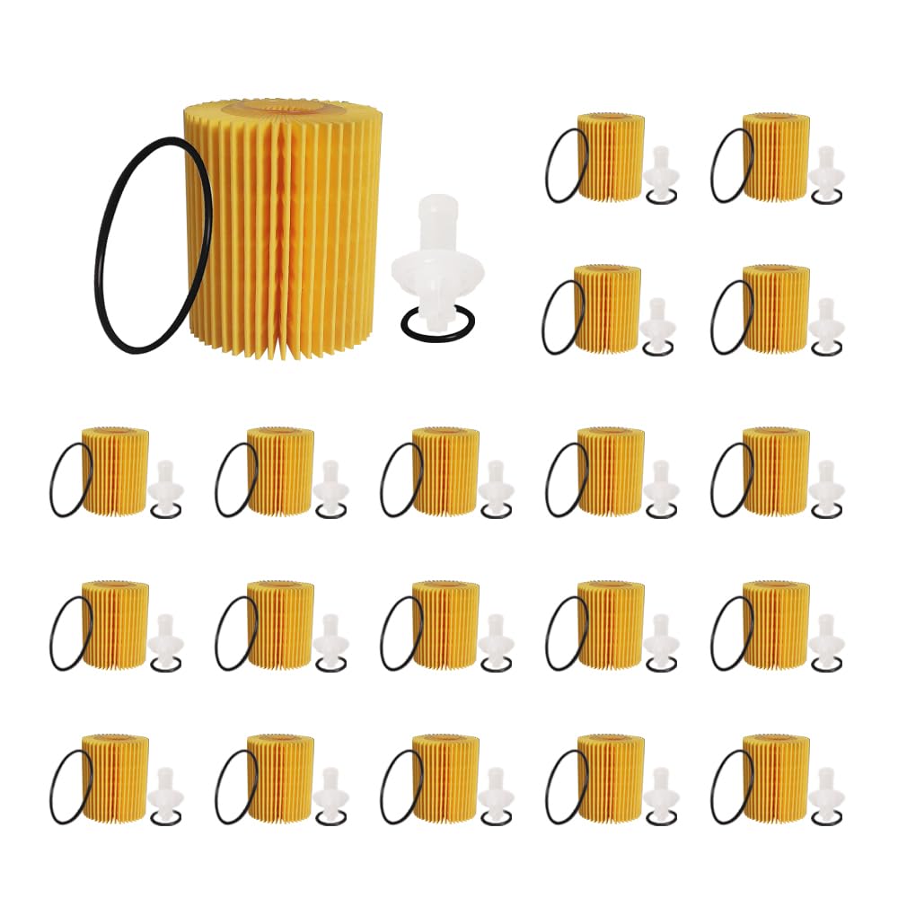 Photo 1 of 20PCS 04152-YZZA5 Engine Oil Filter Fits for Lexus Toyota 4Runner FJ Cruiser Tundra GS300 GS350 GS460 IS250 IS300 IS350 LS460 RC300 RC350 Replaces 04152-YZZA5 04152-38010 04152-0R010