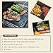 OscenLife BBQ Grill Mat - Set of 2 Non Stick Magic Grilling Mats - Heavy Duty, Reusable, Easy to Clean and Popular in Outdoor BBQ Party (16 x 13 Inch)