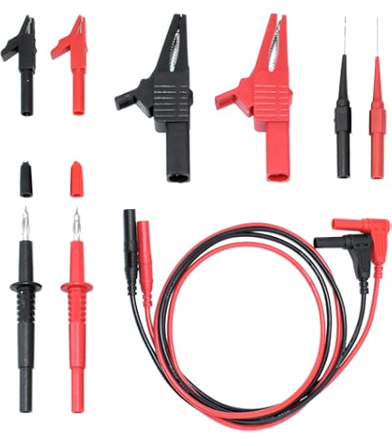Megger 1008-022 1002-531 3m (9.8ft) Lead Set 3 Kv Insulated Clips