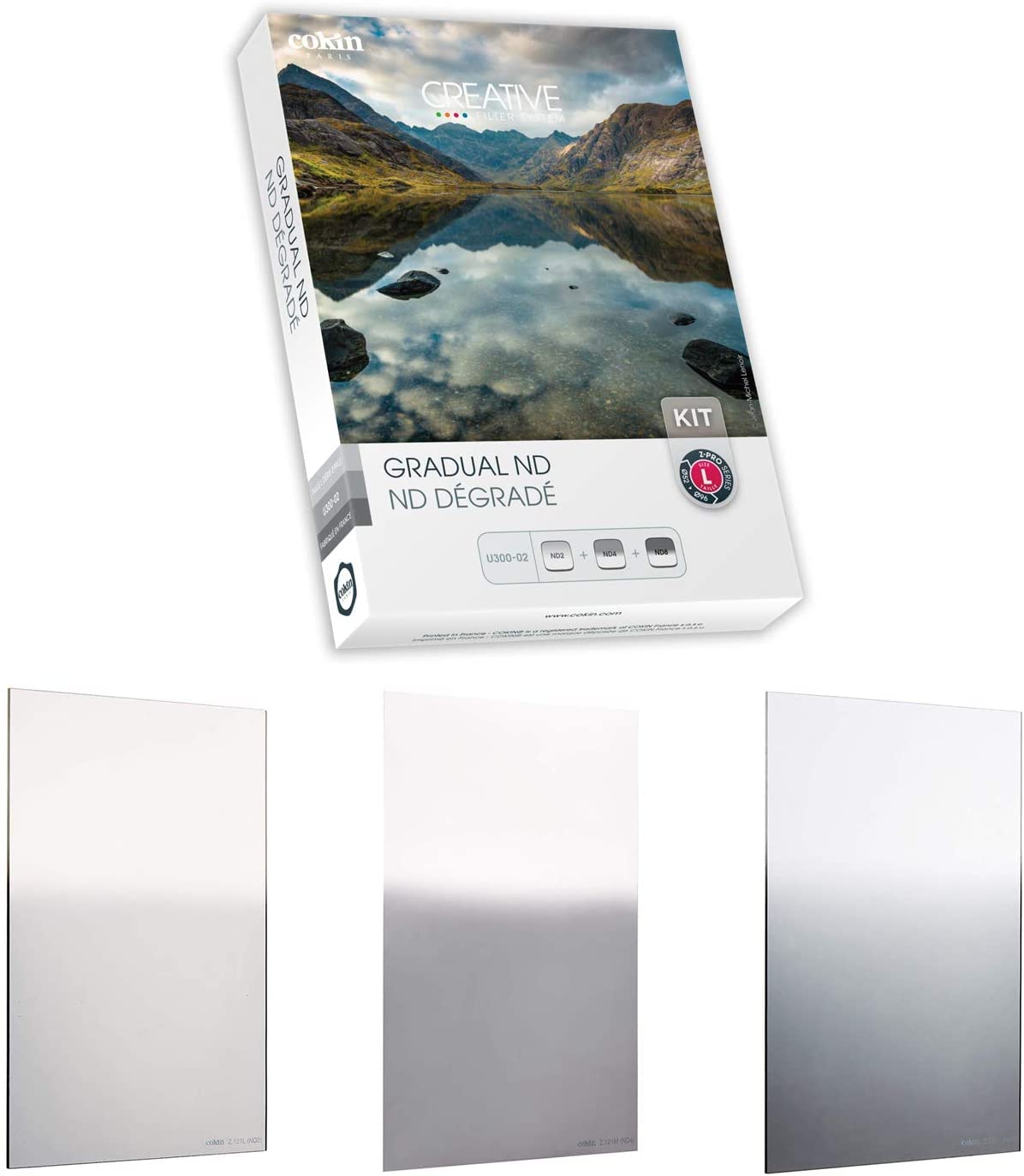 Cokin U30002 Z-PRO Gradual ND Filter Kit - White