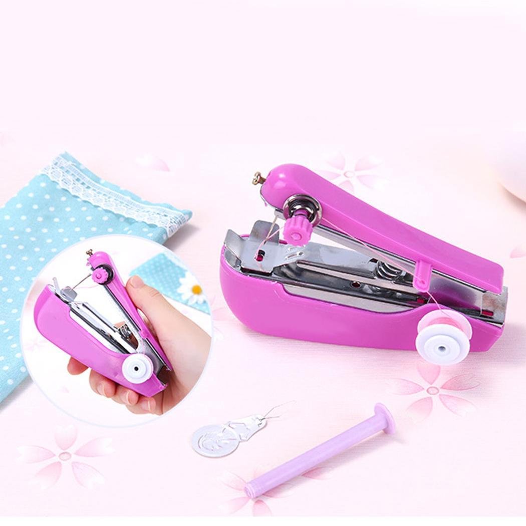 Chiak New Stitch Travel Household Electric Portable Mini Handheld Sewing Machine Sewing Machin Presser Feet