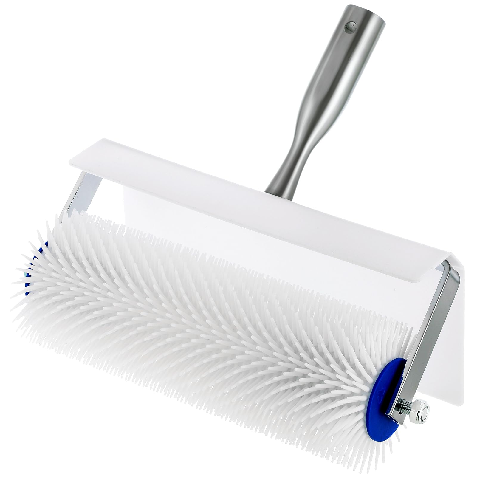 DASBET Spiked Screeding Compound Roller 10" x 1" Spike Roller Floor Compound Roller Spiked Aeration Roller Latex Floor Self Leveling Roller