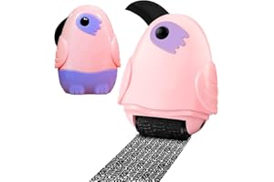 Privacy Stamp Roll 2 in 1 Box Opener Privacy ID Roller Stamp Cute Bird Shape Identity Theft Roller Stamp Wide Roller Security