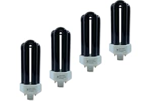 Flyercatch (4 Pack) 43050 Replacement Black Light Bulb for DynaTrap DT1775,DT1750,3/4 Acre and 1 Acre,PLC- 26 Watt