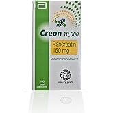 UPAX Creon 10,000 Pancreatin 150mg – Digestive Enzyme Supplement with Lipase, Protease & Amylase – Supports Healthy Digestion & Nutrient Absorption – 100 Count