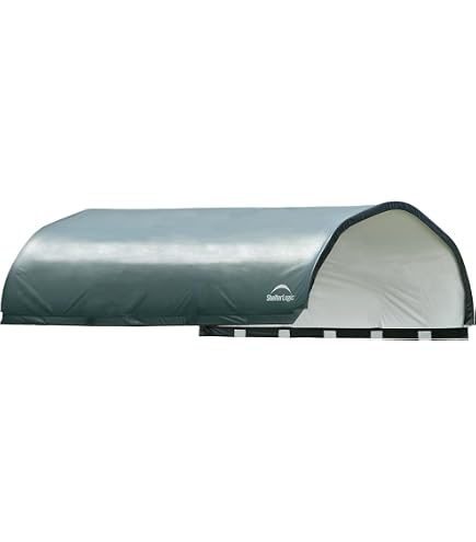 Amazon.com : ShelterLogic 71342 Green 12'x20'x8' Round Style