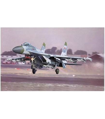 Amazon.com: Trumpeter 1/32 Sukhoi Su27UB Flanker C Russian Fighter