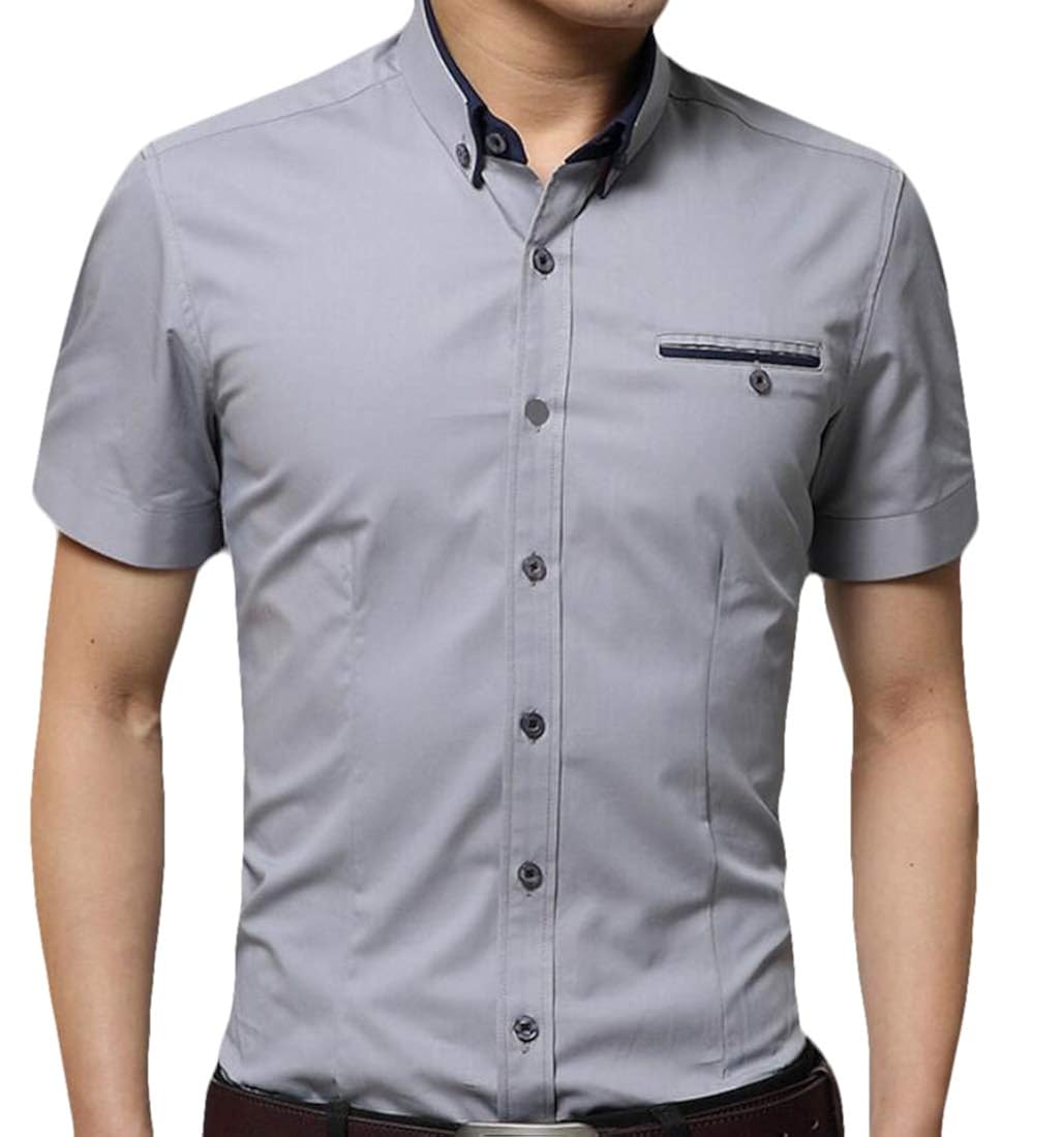Short Sleeve Casual Button Down Shirts 