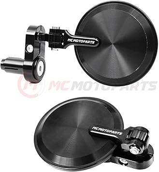 Amazon Com Black Reborn Cnc Bar Ends Mirrors For Most Ducati Monster 795 696 795 796 1 10 R Scrambler Motorcycles Monster 600 900 1000 S2r S4r St2 St4 St Automotive