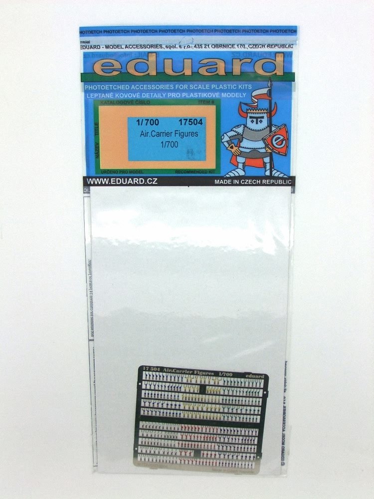 Eduard Accessories 17504 model building accessories aircraft carrier figures painted photo etching set