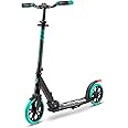 SereneLife Kick Scooter Adult Teenagers Kids- 2 Wheel Kids Scooter with Adjustable T-Bar Handlebar - Alloy Anti-Slip Deck - Portable Folding Scooters for Kids with Carrying Strap
